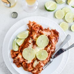 Lime Chicken Enchiladas