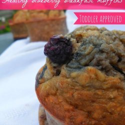 Healthy Blueberry Banana Breakfast Muffin