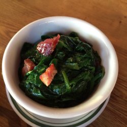 Wilted Spinach With Bacon