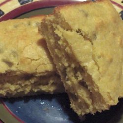 Chile Cheese Cornbread in a Jiffy