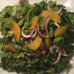 Watercress, Orange and Red Onion Salad