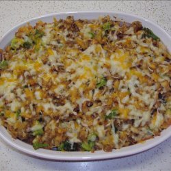 Baked Cheese Stuffing Casserole