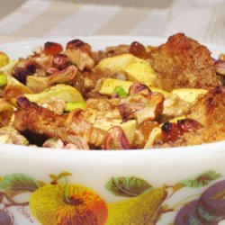 Apple Nut Bread Pudding