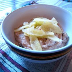 Chai Semolina With Honey Apples