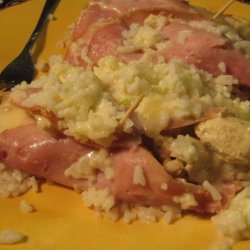 Swiss Chicken and Ham Rollups