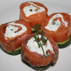 Smoked Salmon Spirals