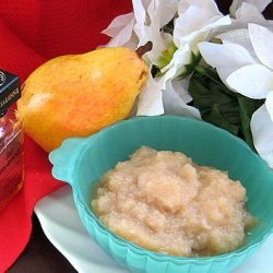 Microwave Winter Pear Amaretto Jam