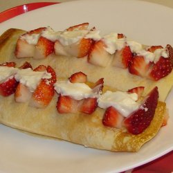 Creamy Strawberry Crepes