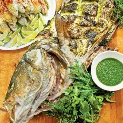 Sea Bass With Pesto