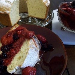 Bundt Cheese Cake With Strawberry Sauce