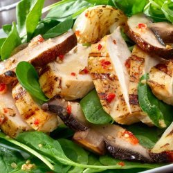 Spinach and Mushroom Salad Recipe