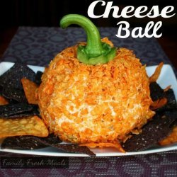 Pumpkin Shaped Cheese Ball