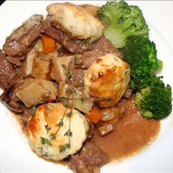 Beef Casserole With Herb Dumplings