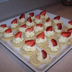 Elegant Mascarpone Topped Sugar Cookies (Deceivingly Easy)