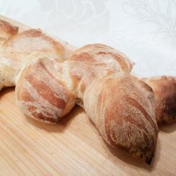 Easy Wheat Stalk Bread (Rustic  pain D'epi )