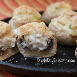 Crab Stuffed Mushroom Caps