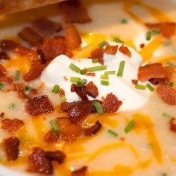 Super Easy Loaded Potato Soup