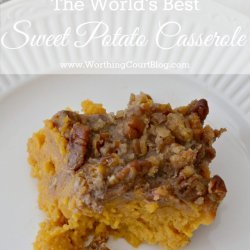 The Best Sweet Potato Casserole