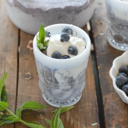 Dairy Free Blueberry Ice Cream