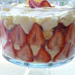 Strawberry-Lemon Angel Food Trifle