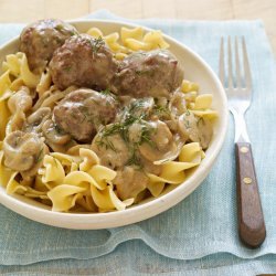 Meatballs With a Creamy  Dill Sauce