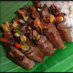 Beef and Scallion Roll-Ups