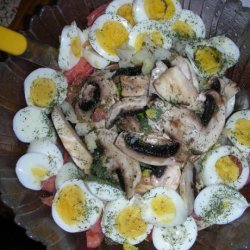 Smoked Salmon Luncheon Salad Bowl