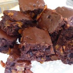 Chocolate and Apricot Brownies