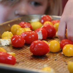 Cheese Stuffed Cherry Tomatoes