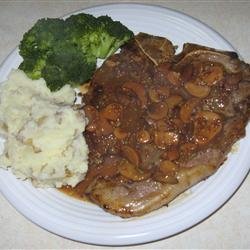 Pan-Seared T-Bone for Two with Rosemary Mustard Sauce