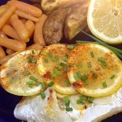 Cod with Lemon, Garlic, and Chives