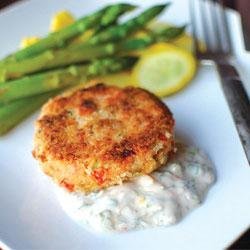 Salmon Cakes by Melt(R) Buttery Spread