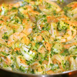 Cilantro and Parsley Shrimp