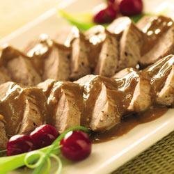 Pork Tenderloins with Asian Peanut Sauce