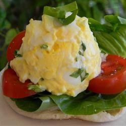 Tomato Basil Egg Salad Sandwich