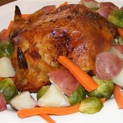 Simple Whole Roasted Chicken