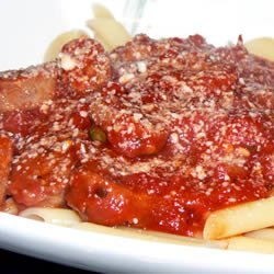 Pasta with Hot Sausage Sauce