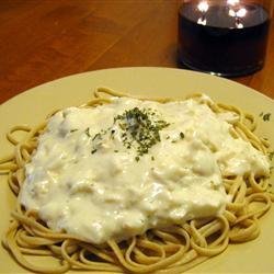 Easy Crab Linguine