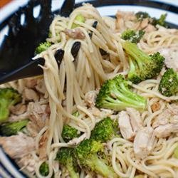 Spaghetti with Broccoli and Chicken