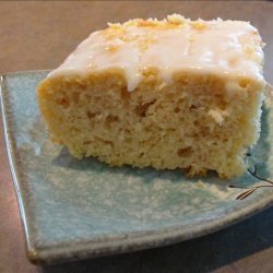 Inside out Lemon Cake With Lemon Glaze