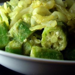 Okra  With Green Chilli