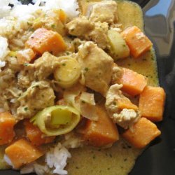 Yellow Curry Chicken and Sweet Potatoes