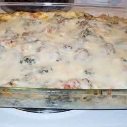 Sausage and Spinach Lasagna