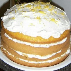 Lemon Bavarian Torte