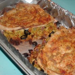 Chicken Breast with Black Olive Stuffing