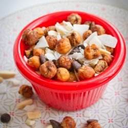 Pumpkin Spice Roasted Chickpeas