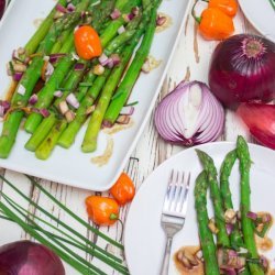 Grilled Garlic Asparagus