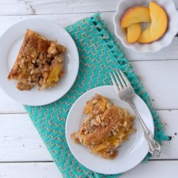 Peaches & Cream Coffee Cake