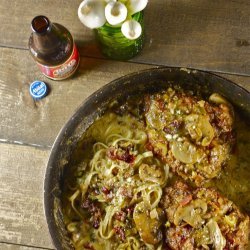 Fettuccine With Chicken Cream