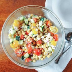 Zucchini, Tomato and Cheese Salad